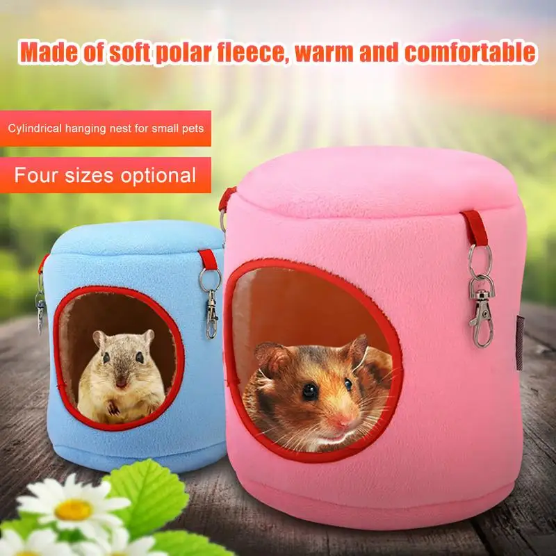 Hamster Cage Small Pet Animal Cylindrical Hanging Nest Soft Comfortable House For Small Pets Hamsters Guinea Pig Warm Cage New
Hamster Cage Small Pet Animal Cylindrical Hanging Nest Soft Comfortable House For Small Pets Hamsters Guinea Pig Warm Cage New
