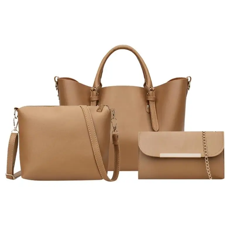 3Pcs/Sets Women Handbags Leather Shoulder Bags Female Large Capacity Casual Tote Bag Bucket Purses And Handbags Sac A Main Femme
3Pcs/Sets Women Handbags Leather Shoulder Bags Female Large Capacity Casual Tote Bag Bucket Purses And Handbags Sac A Main Femme