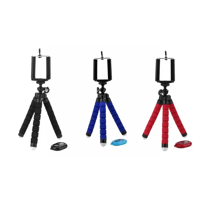 ALLOYSEED Flexible Octopus Phone Camera Holder Tripod Bracket 360 Rotary Stand Mount Monopod with Self Timer Phone Clip
ALLOYSEED Flexible Octopus Phone Camera Holder Tripod Bracket 360 Rotary Stand Mount Monopod with Self Timer Phone Clip