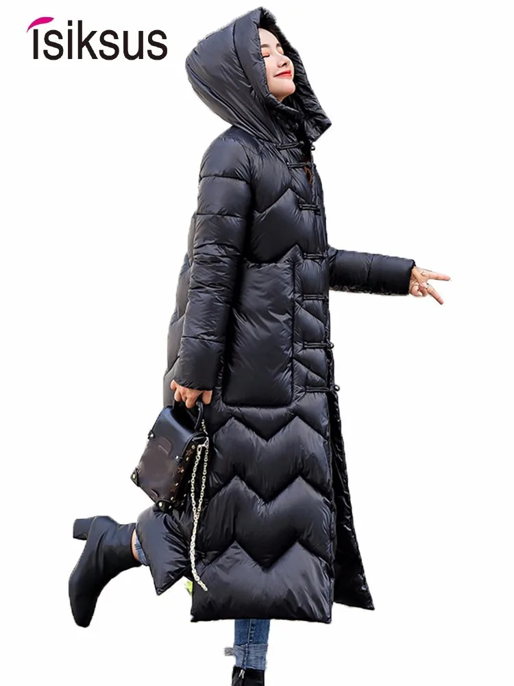 Isiksus Padded Warm Down Jackets Womens Winter Long Large Size Thick Black Hooded Coats Jacket Cotton Parkas for Women WP022
Isiksus Padded Warm Down Jackets Womens Winter Long Large Size Thick Black Hooded Coats Jacket Cotton Parkas for Women WP022