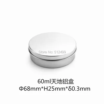 60g 50/100pcs Refillable empty round aluminum tin cans bottle 68*25mm Lip Gloss cosmetic container press pot box aluminum jar
60g 50/100pcs Refillable empty round aluminum tin cans bottle 68*25mm Lip Gloss cosmetic container press pot box aluminum jar