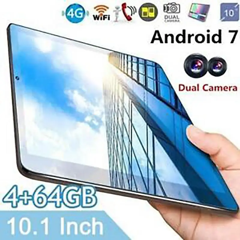 Octa Core 10.1 Inch Tablet Android 7 Computer MKT6580 HD Retina GPS Navigation 4G Call WiFi Internet Functions Tablet PC 4+64G
Octa Core 10.1 Inch Tablet Android 7 Computer MKT6580 HD Retina GPS Navigation 4G Call WiFi Internet Functions Tablet PC 4+64G