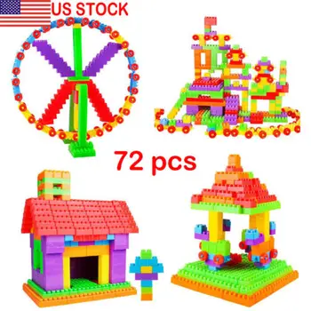 72Pcs building blocks city DIY creative brick baby's ability to develop logical thinking educational toys XMAS gifts
72Pcs building blocks city DIY creative brick baby's ability to develop logical thinking educational toys XMAS gifts