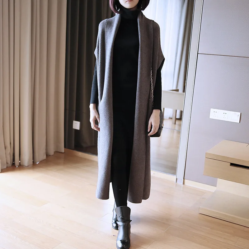 LANMREM 2018 New Fashion Loose High Quality Sleeveless Long Type Waistcoat Female's Casual Knit Vest Autumn Winter Vestido YF439
LANMREM 2018 New Fashion Loose High Quality Sleeveless Long Type Waistcoat Female's Casual Knit Vest Autumn Winter Vestido YF439