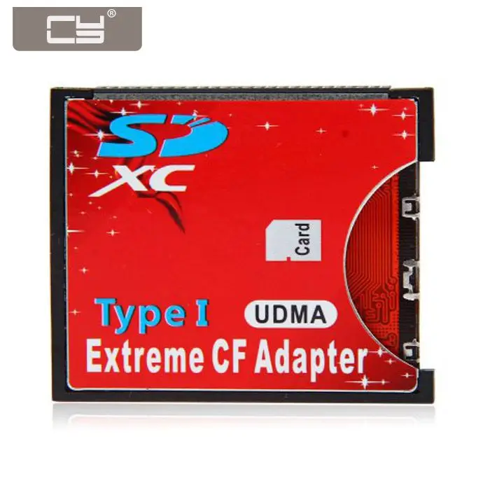 CYDZ SD SDHC SDXC to 3.3mm High-Speed Extreme Compact Flash CF Type I Height Adapter Card for 16GB 32GB 64GB 128GB
CYDZ SD SDHC SDXC to 3.3mm High-Speed Extreme Compact Flash CF Type I Height Adapter Card for 16GB 32GB 64GB 128GB