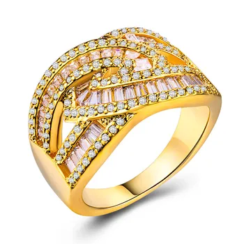 Huitan Luxury Wedding Anniversary Ring with Brilliant Cubic Zirconia Lover Gift Fashion Jewelry Cocktail Party Rings for Women
Huitan Luxury Wedding Anniversary Ring with Brilliant Cubic Zirconia Lover Gift Fashion Jewelry Cocktail Party Rings for Women
