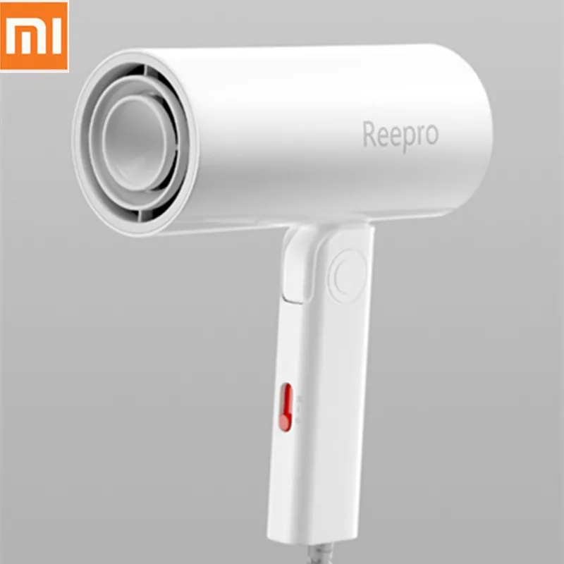 

New Xiaomi Reepro RP-HC04 Portable Mini Hair Dryer Quick Dry 1300W Folding Handle Blow Dryer For home Travel from xiaomi Youpin