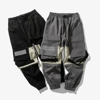 Spring New Tooling Wind Pants Men Fashion Contrast Color Stitching Casual Trousers Man Streetwear Wild Hip Hop Loose Overalls
Spring New Tooling Wind Pants Men Fashion Contrast Color Stitching Casual Trousers Man Streetwear Wild Hip Hop Loose Overalls