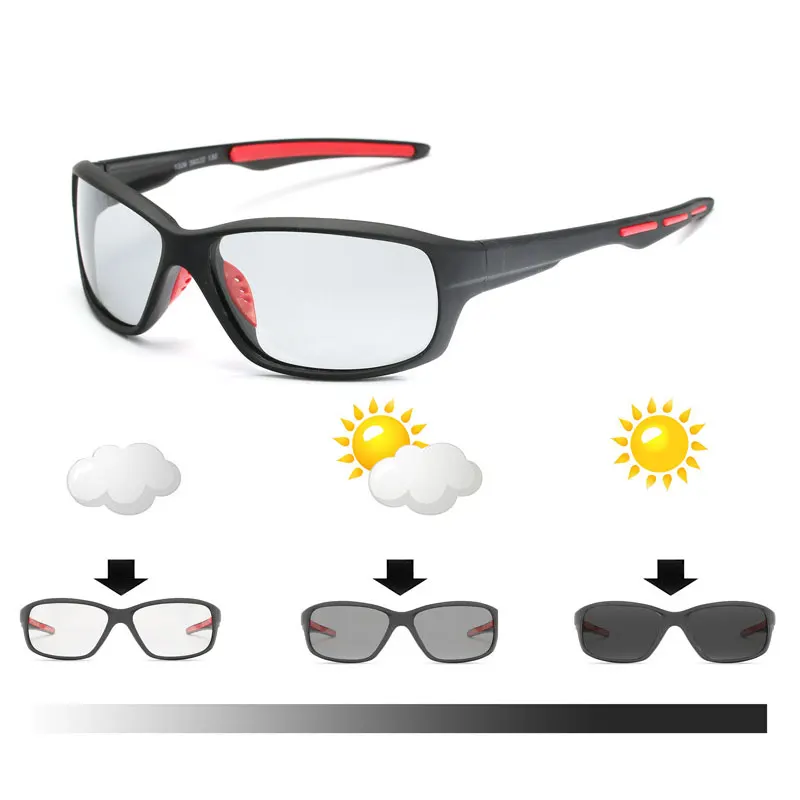 Cycling Eyewear Photochromic Sport Sunglasses Bicycle Sunglasses Changing Color Glasses Glass Bicycle Fishing Outdoor Eyewear
Cycling Eyewear Photochromic Sport Sunglasses Bicycle Sunglasses Changing Color Glasses Glass Bicycle Fishing Outdoor Eyewear