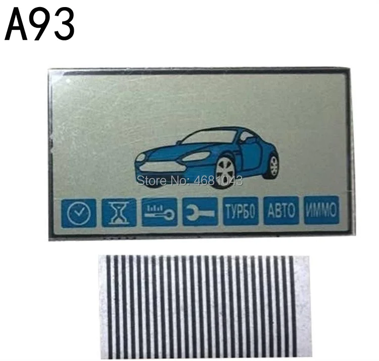 50 pcs/lot A93 Lcd Display Screen Flexible Cable for Starline A93 LCD Remote Control Key Fob A93 lcd display + Zebra Stripes
50 pcs/lot A93 Lcd Display Screen Flexible Cable for Starline A93 LCD Remote Control Key Fob A93 lcd display + Zebra Stripes