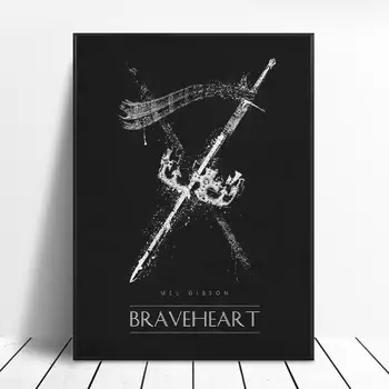 Braveheart Black & White Classic Movie Posters Silk WALL Art Decor Painting No Frame
Braveheart Black & White Classic Movie Posters Silk WALL Art Decor Painting No Frame