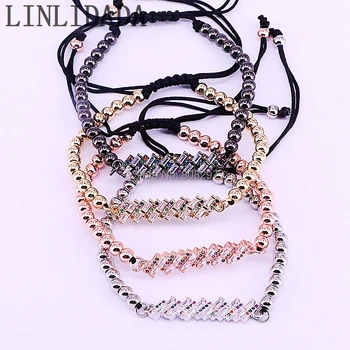 8Pcs Colorful CZ Zirconia Pave Charm bracelet 4mm Copper Braiding Macrame Bracelet CZ Women Jewelry
8Pcs Colorful CZ Zirconia Pave Charm bracelet 4mm Copper Braiding Macrame Bracelet CZ Women Jewelry