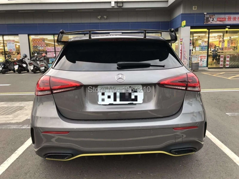 Задний спойлер для Benz W177 Hatchback A Class A180 A200 A250 A260 & A45 AMG 2019 2020|Спойлеры и крылья| |