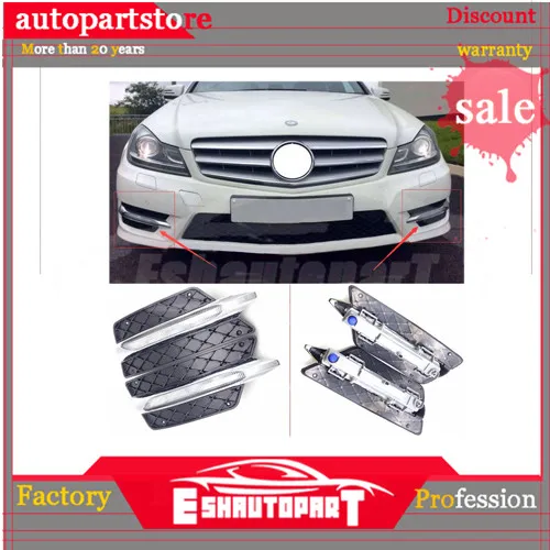 1Pcs Lower Black Bumper DRL Daytime Running Light Grille Grill W204 Lamp Hoods Decor For Mercedes-Benz
1Pcs Lower Black Bumper DRL Daytime Running Light Grille Grill W204 Lamp Hoods Decor For Mercedes-Benz