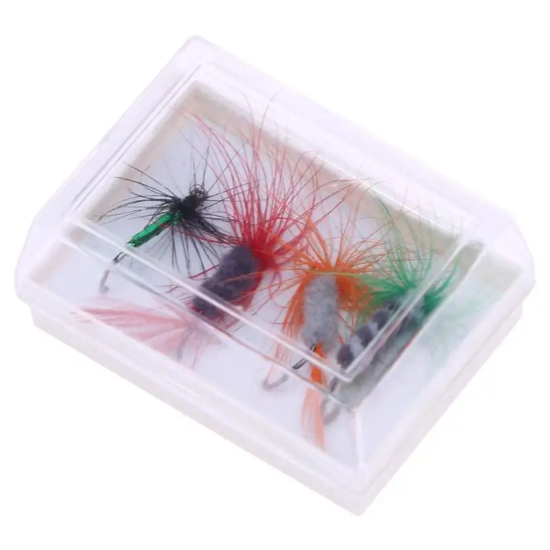 4pcs Fly Fishing Lure Set Insect Style Artificial Bait With Feather Single Hook Fishing Practical Tool Fake Baits Feather Hooks
4pcs Fly Fishing Lure Set Insect Style Artificial Bait With Feather Single Hook Fishing Practical Tool Fake Baits Feather Hooks