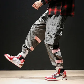 #2314 New 2019 Pleated Cargo Pants Men Hip Hop Side Big Pockets Patchwork Ribbons Streetwear Harem Pants Mens Plus Size 5XL
#2314 New 2019 Pleated Cargo Pants Men Hip Hop Side Big Pockets Patchwork Ribbons Streetwear Harem Pants Mens Plus Size 5XL