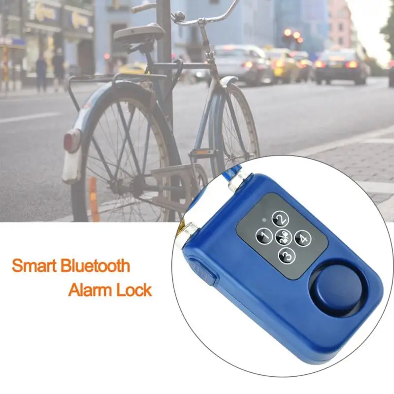 Bicycle Bluetooth Alarm Lock Steel Chain Anti Theft Waterproof Phone APP Remote Control Smart Alarm Bluetooth Lock
Bicycle Bluetooth Alarm Lock Steel Chain Anti Theft Waterproof Phone APP Remote Control Smart Alarm Bluetooth Lock