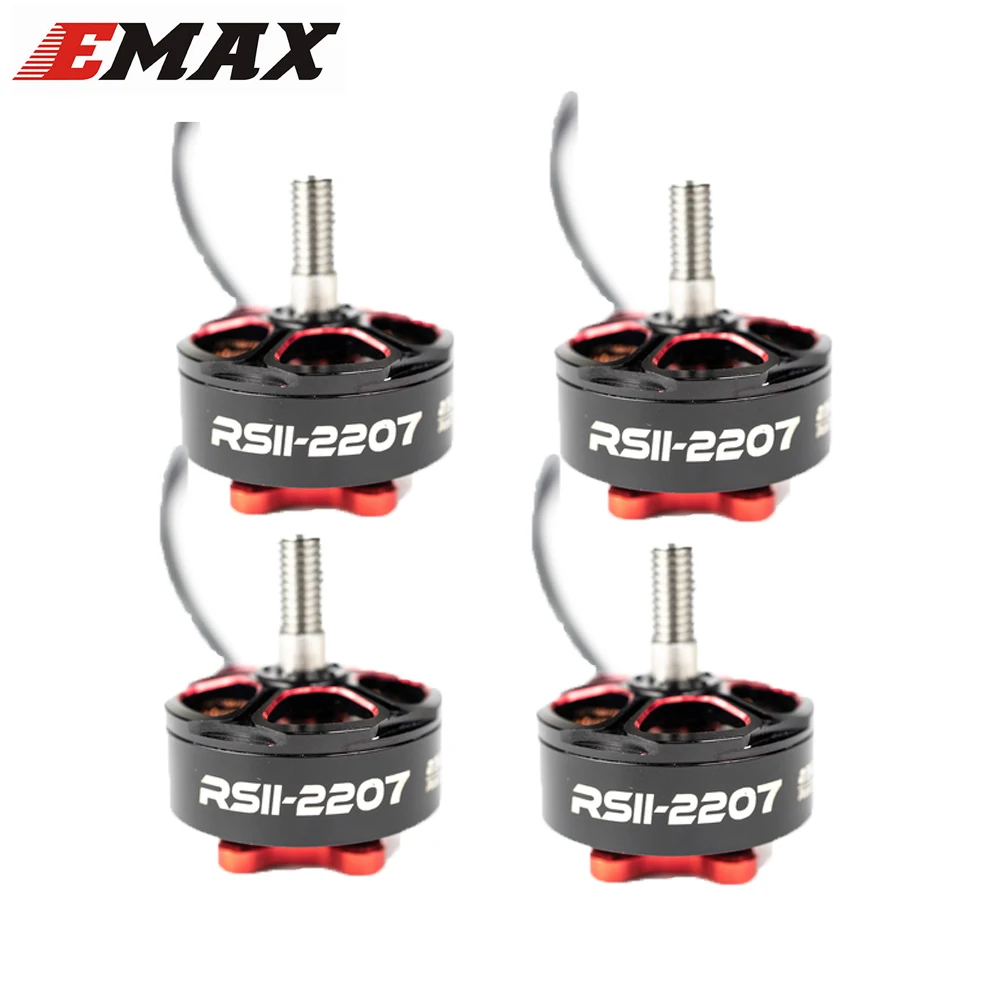 

1 / 2 / 4PCS Emax RSII 2207 1600KV 2300KV CW Thread Brushless Motor For FPV RC Drone FPV Multirotor DIY Spare Part Accessories