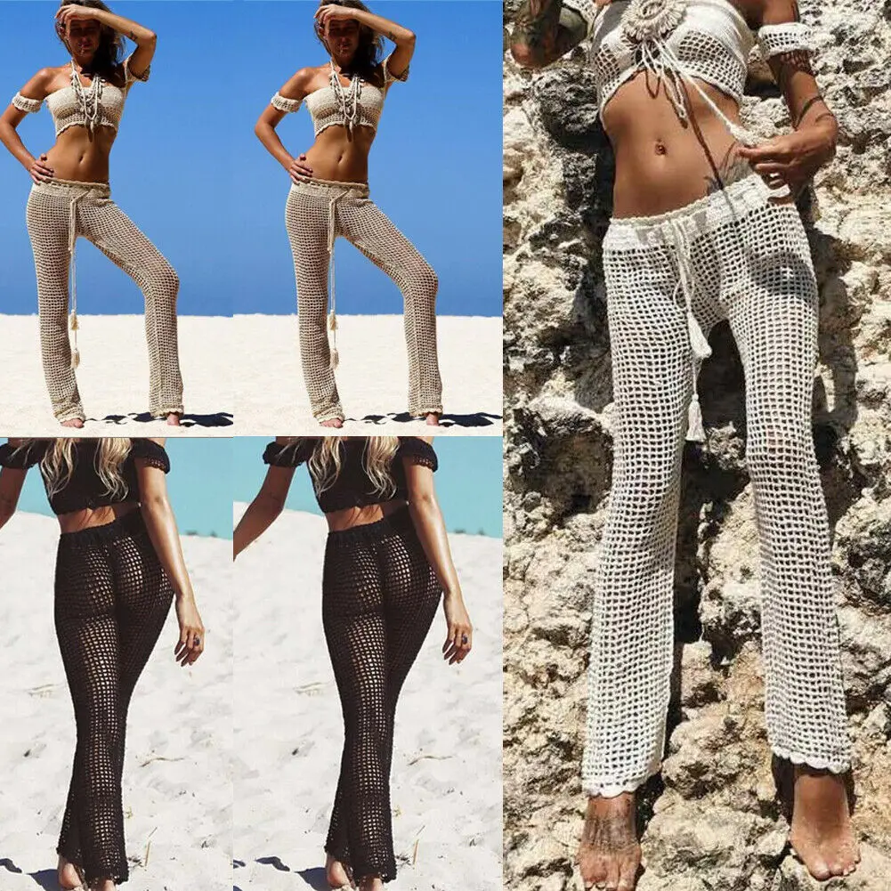 New trendy solid Women Sexy Lace UP Hollow Out Pant High Waist Skinny See Through Club Trouser
New trendy solid Women Sexy Lace UP Hollow Out Pant High Waist Skinny See Through Club Trouser