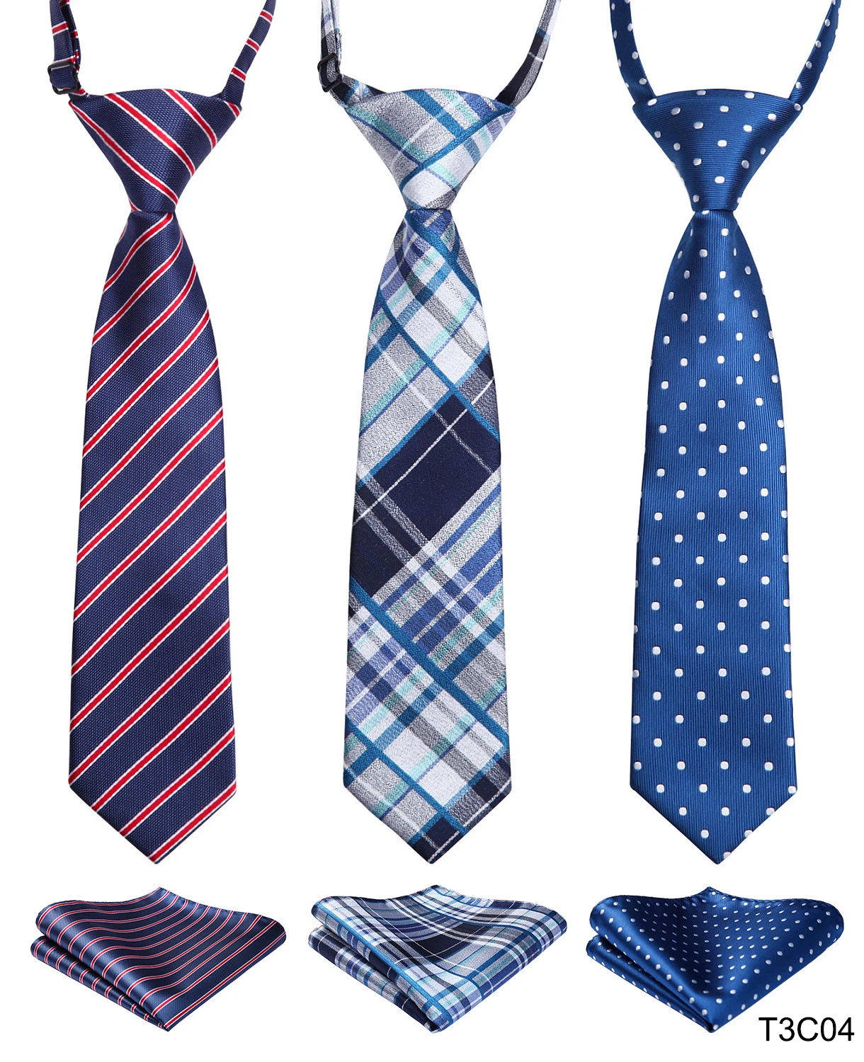 Necktie Hankerchief Set For Child Pre tied Boys Woven Kids Tie Plaid Striped Dot Navy Blue 38cm Silk Pocket Square Lot 3 Set
Necktie Hankerchief Set For Child Pre tied Boys Woven Kids Tie Plaid Striped Dot Navy Blue 38cm Silk Pocket Square Lot 3 Set