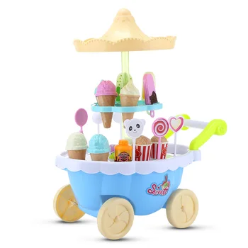 Children Kitchen Pretend Play Toys Household Playset Candy Ice Cream Cart Come With Lights Music Model Kid House Education Toy
Children Kitchen Pretend Play Toys Household Playset Candy Ice Cream Cart Come With Lights Music Model Kid House Education Toy