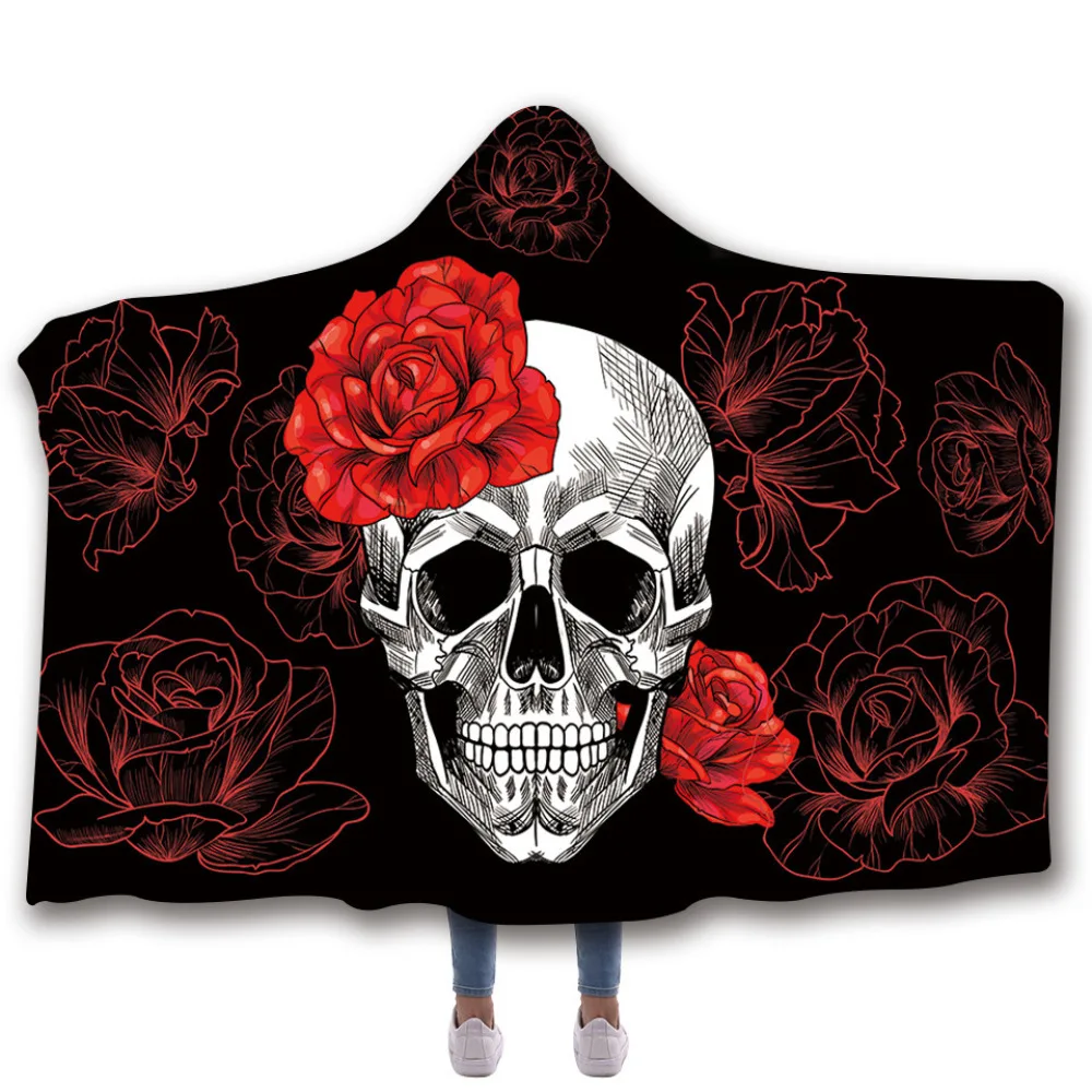 Fleece Hooded Blanket Vivid 3D Print Shantou Sherpa Throw Blanket Wearable Adult Home Warm Blankets Halloween Costume
Fleece Hooded Blanket Vivid 3D Print Shantou Sherpa Throw Blanket Wearable Adult Home Warm Blankets Halloween Costume
