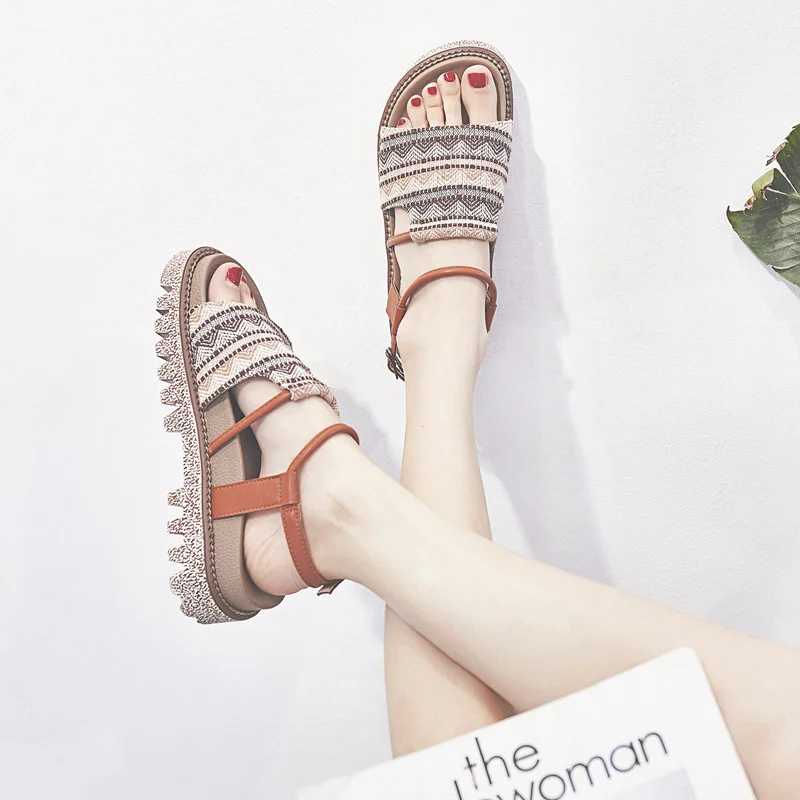 2019 New Flat Sandals Women Bohemia Beach Summer Shoes Women Sandals Scarpe Donna Zapatos Mujer Sandalias
2019 New Flat Sandals Women Bohemia Beach Summer Shoes Women Sandals Scarpe Donna Zapatos Mujer Sandalias
