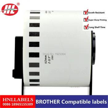 10X Rolls Brother DK 22205 2205 Compatible thermal labels 62mm x 30.48m Label Printer
10X Rolls Brother DK 22205 2205 Compatible thermal labels 62mm x 30.48m Label Printer