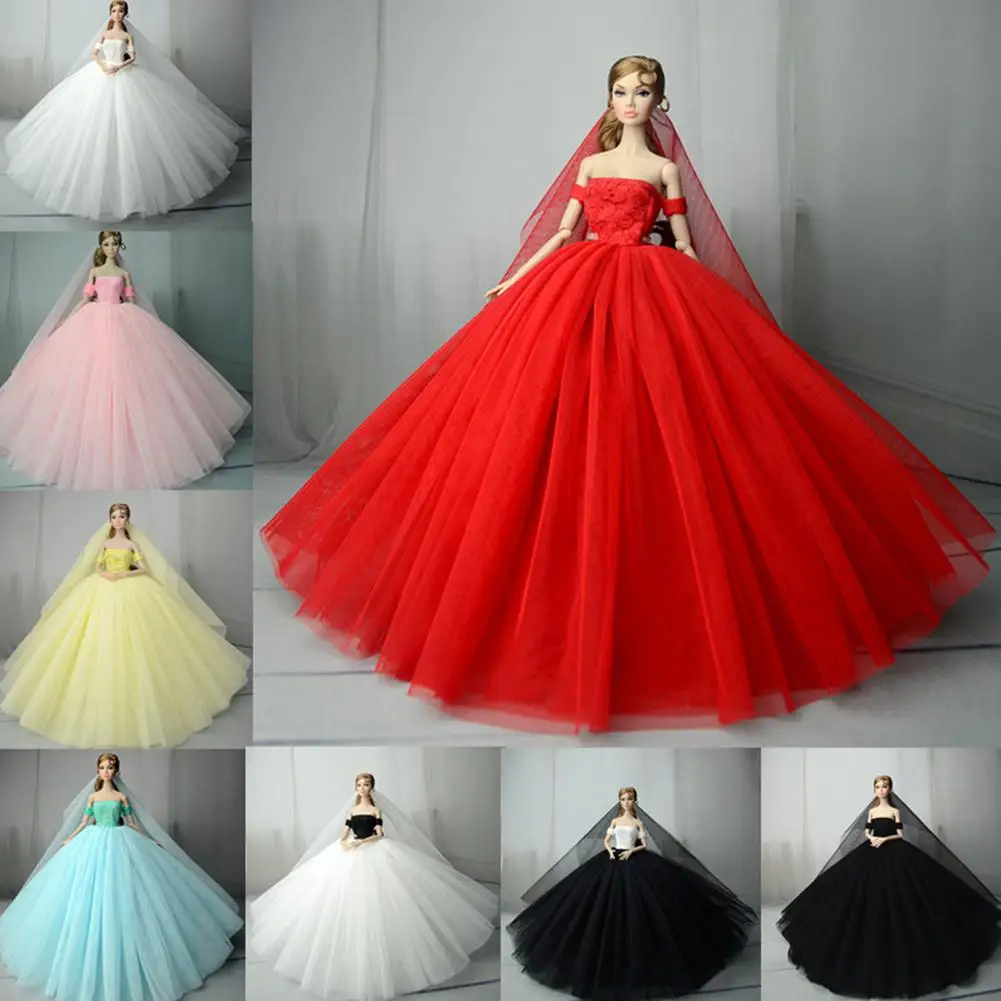 RCtown Elegant Boat Neck Collar Wedding Dress Tutu Dress Evening Long Dress for 30cm Dolls
RCtown Elegant Boat Neck Collar Wedding Dress Tutu Dress Evening Long Dress for 30cm Dolls