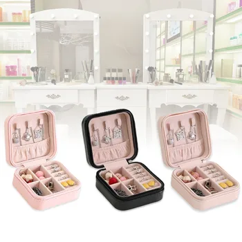 Jewelry Storage Box Organizer Mini stud earrings rings Jewelry Box Useful Makeup Organizer Zipper Travel Portable Jewelry Box
Jewelry Storage Box Organizer Mini stud earrings rings Jewelry Box Useful Makeup Organizer Zipper Travel Portable Jewelry Box