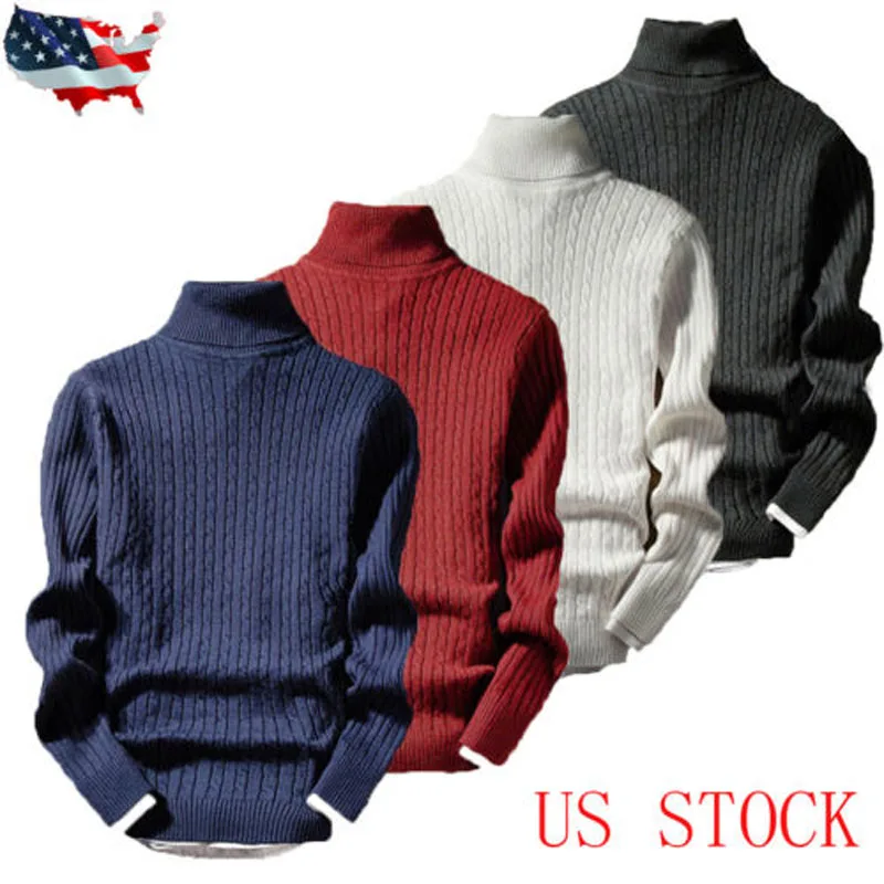 Brand New Style Mens Roll Turtle Funnel Neck Sweater Long Sleeve Casual Solid Jumper Knitted Winter Top Sweater
Brand New Style Mens Roll Turtle Funnel Neck Sweater Long Sleeve Casual Solid Jumper Knitted Winter Top Sweater