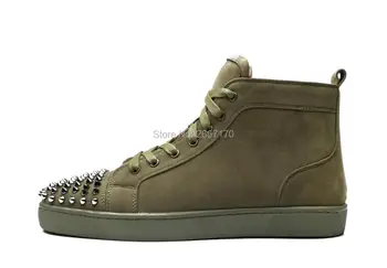 Chaussure Hombre Casual Sneakers Suede High Top Rivet Studded Sneakers Flats Shoes Casual Shoes Men Style Big 46
Chaussure Hombre Casual Sneakers Suede High Top Rivet Studded Sneakers Flats Shoes Casual Shoes Men Style Big 46
