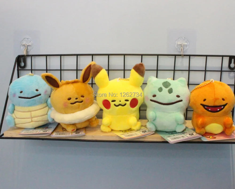 10/Lot 5 Styles YT Pikachu Eevee Charmander Bulbasaur Squirtle 10CM Soft Pendants Keychain Toy New Retail
10/Lot 5 Styles YT Pikachu Eevee Charmander Bulbasaur Squirtle 10CM Soft Pendants Keychain Toy New Retail
