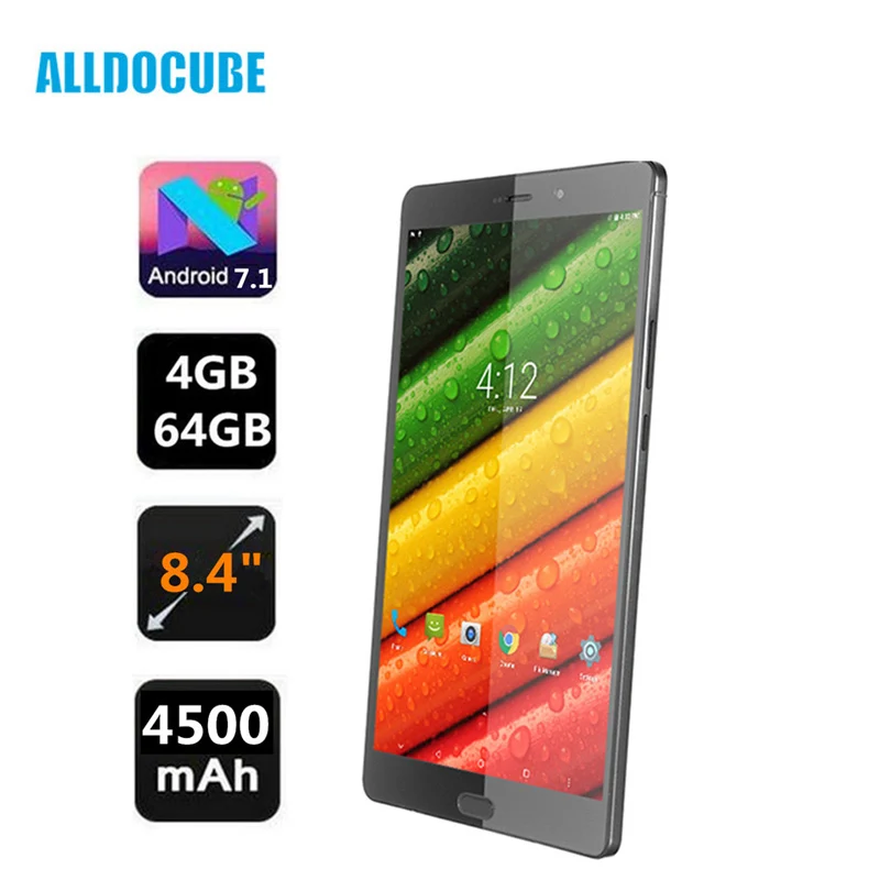 Original Box ALLDOCUBE Cube X1 64GB MTK X20 MT6797 Deca Core 8.4 Inch Android7.1 Dual 4G Phone Call Tablet Dual SIM GPS OTG
Original Box ALLDOCUBE Cube X1 64GB MTK X20 MT6797 Deca Core 8.4 Inch Android7.1 Dual 4G Phone Call Tablet Dual SIM GPS OTG