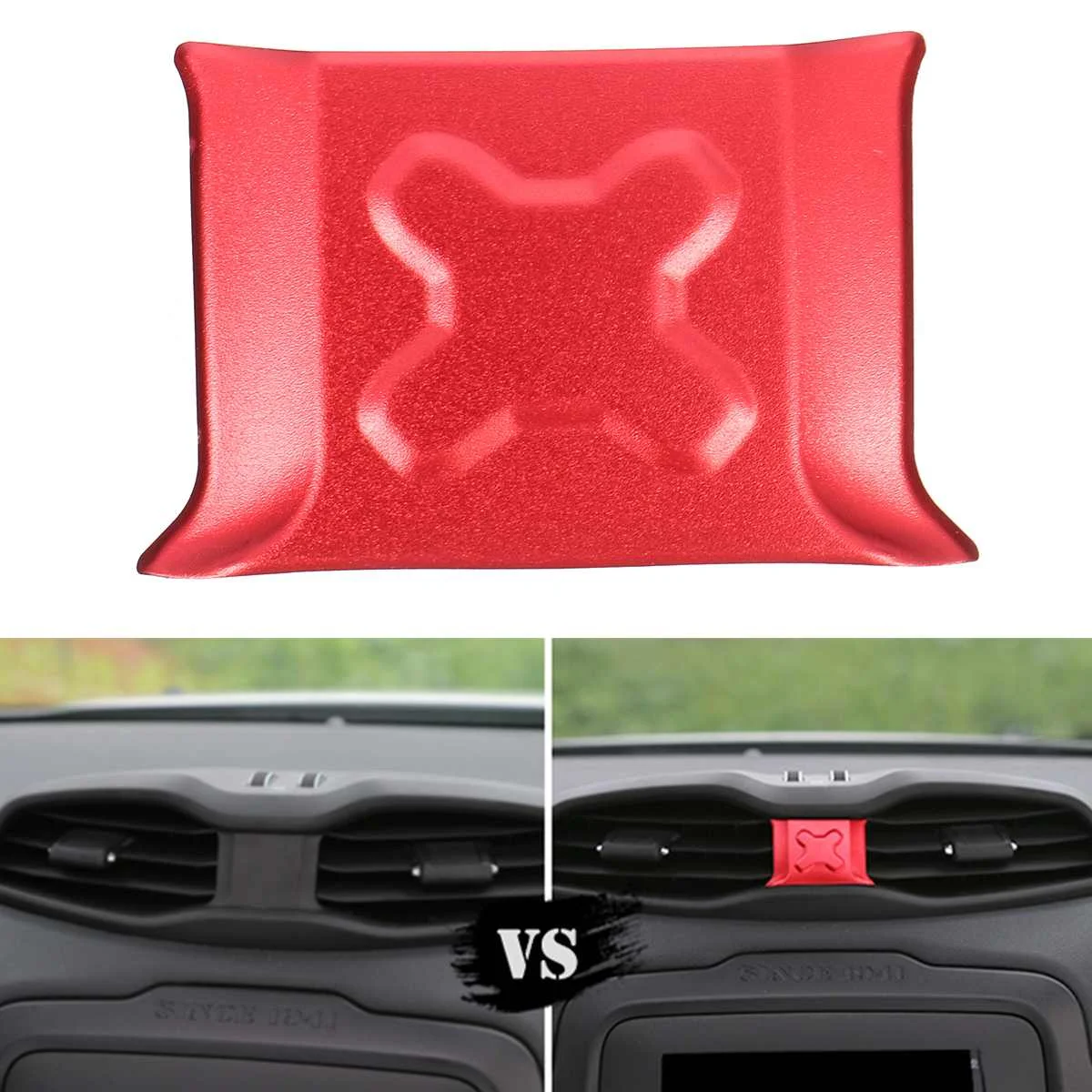 Aluminum Red Inner Central Air Outlet Vent Cover Trim For Jeep/Renegade 2015 2016
Aluminum Red Inner Central Air Outlet Vent Cover Trim For Jeep/Renegade 2015 2016