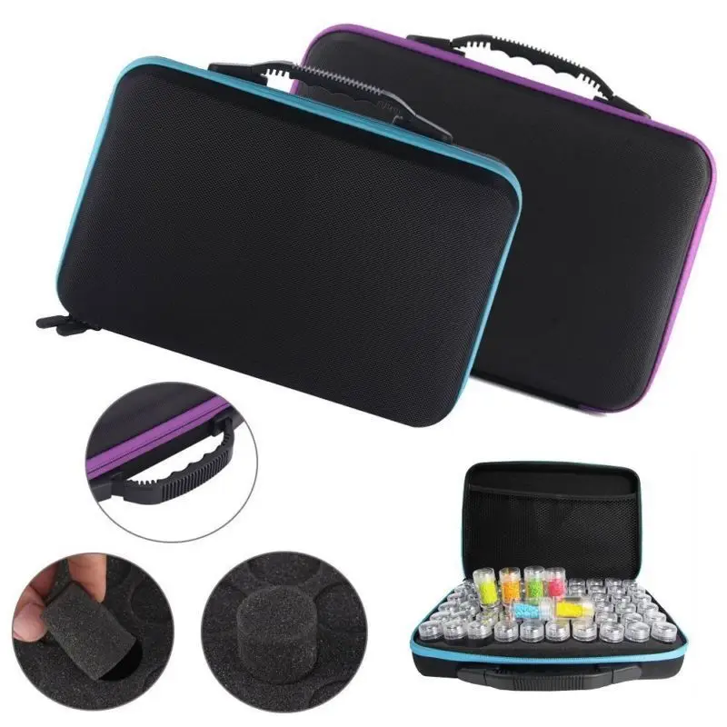 60 Slots Diamond Embroidery Box Diamond Painting Accessory Case Clear plastic Beads Display Storage Boxes Cross Stitch Tools
60 Slots Diamond Embroidery Box Diamond Painting Accessory Case Clear plastic Beads Display Storage Boxes Cross Stitch Tools