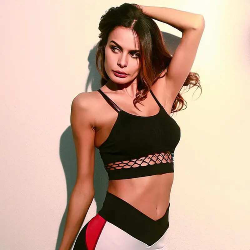 Grids Pieced-in Straps Vest Sports Vest Without Breast Pads Good Quality Comfortable
Grids Pieced-in Straps Vest Sports Vest Without Breast Pads Good Quality Comfortable