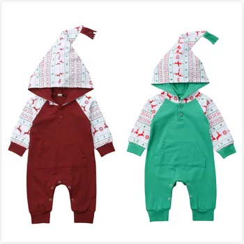 Newborn Infant Baby Boy Girl Red Green Print Long Sleeve Xmas Christmas Rompers Jumpsuit Cotton Clothes Outfit
Newborn Infant Baby Boy Girl Red Green Print Long Sleeve Xmas Christmas Rompers Jumpsuit Cotton Clothes Outfit