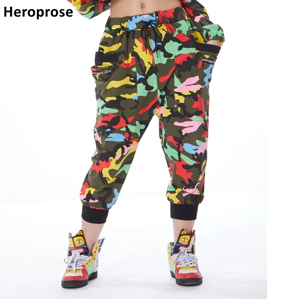 Heroprose 2021 Spring Summer Women Dance Trousers DS Multi-pockets Capris Cotton Female Jazz Zipper Harem Hip Hop Pants
Heroprose 2021 Spring Summer Women Dance Trousers DS Multi-pockets Capris Cotton Female Jazz Zipper Harem Hip Hop Pants
