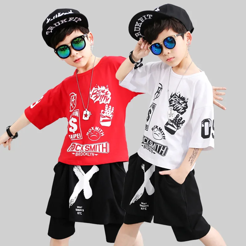 2019 Summer New Fashion Boys Hip Hop Clothing Kids Cotton Short Sleeve Performance Child Letter Print T-shirt+Haroun Pants
2019 Summer New Fashion Boys Hip Hop Clothing Kids Cotton Short Sleeve Performance Child Letter Print T-shirt+Haroun Pants