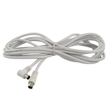 PAL Male to Male TV Lead Shielded Aerial Coaxial Cable 5M 16.4ft White
PAL Male to Male TV Lead Shielded Aerial Coaxial Cable 5M 16.4ft White