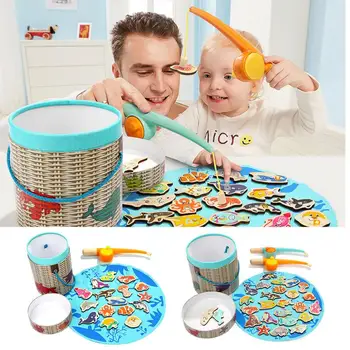 Children's Fishing Toy Set Wooden Safe Puzzle Magnetic 26 Letter Cognitive Early Education Simulation Model Toy
Children's Fishing Toy Set Wooden Safe Puzzle Magnetic 26 Letter Cognitive Early Education Simulation Model Toy