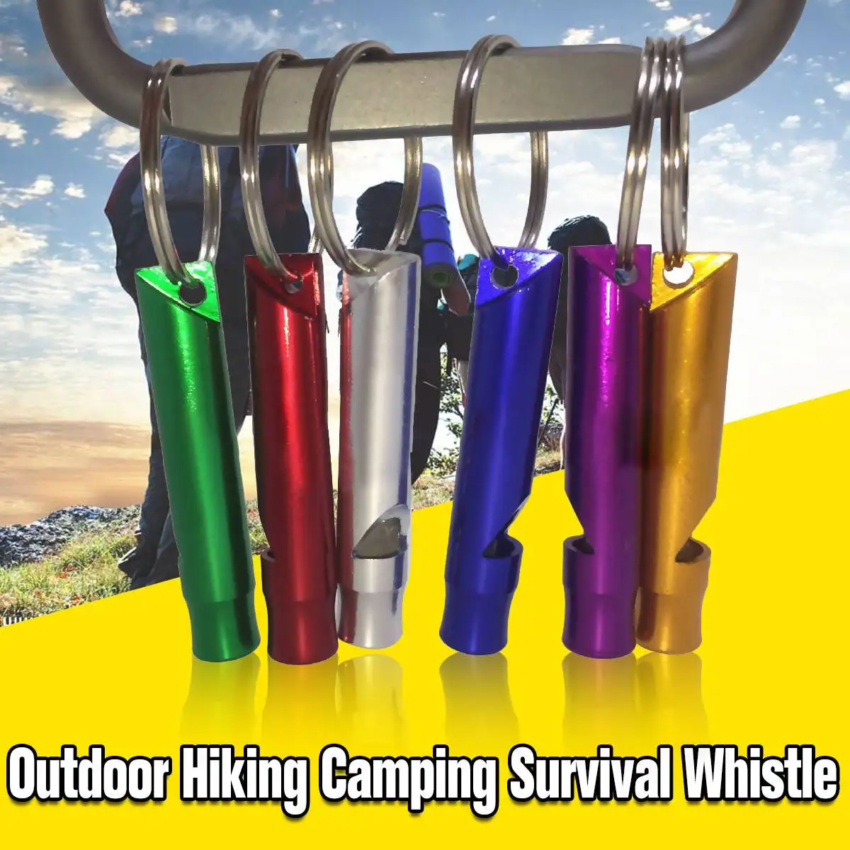1 Pcs Outdoor Hiking Camping Survival Whistle Aluminum Emergency Whistle Outdoor EDC Tools Train Whistle
1 Pcs Outdoor Hiking Camping Survival Whistle Aluminum Emergency Whistle Outdoor EDC Tools Train Whistle