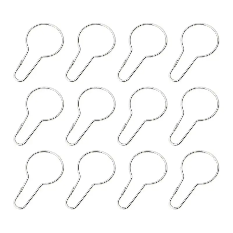 12 Pcs Shower Curtain Hooks Glide Roller Rustproof Stainless Steel Rings With Clips Polished Chrome for Bathroom Rods Curtains
12 Pcs Shower Curtain Hooks Glide Roller Rustproof Stainless Steel Rings With Clips Polished Chrome for Bathroom Rods Curtains