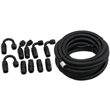 Brand New 20FT AN6 6AN Nylon Braided Oil Fuel Line+Fittings Hose and Adaptor KIT
Brand New 20FT AN6 6AN Nylon Braided Oil Fuel Line+Fittings Hose and Adaptor KIT