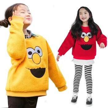 Children Keep Warm Clothes Increase Thickening Girls Loose Garment Autumn And Winter Hoodies Sweatshirts
Children Keep Warm Clothes Increase Thickening Girls Loose Garment Autumn And Winter Hoodies Sweatshirts