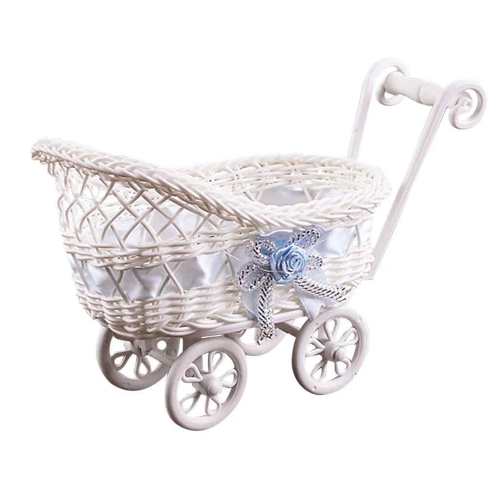 1pc Pram Ornaments Wicker Knitted Mini Rattan Hamper Stroller Baskets Furnishing Articles for Birthday Party Baby Shower Wedding
1pc Pram Ornaments Wicker Knitted Mini Rattan Hamper Stroller Baskets Furnishing Articles for Birthday Party Baby Shower Wedding