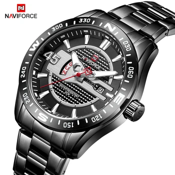 New NAVIFORCE Mens Analog Quartz Wrist Watch Top Luxury Brand Men Full Steel Sports Watches Waterproof Army Military Male Clock
New NAVIFORCE Mens Analog Quartz Wrist Watch Top Luxury Brand Men Full Steel Sports Watches Waterproof Army Military Male Clock