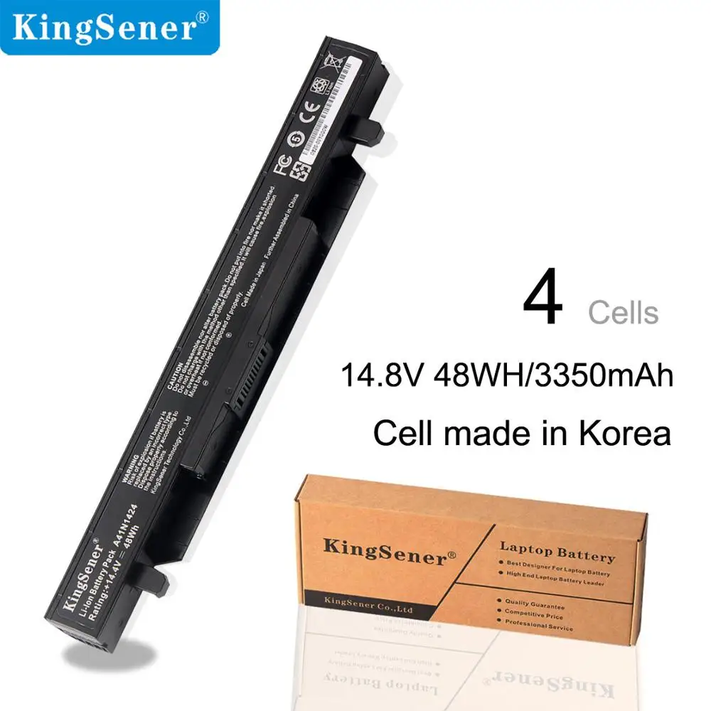 Kingsener A41N1424 Laptop Battery for Asus GL552 GL552VW GL552J GL552JX ZX50JX ZX50 ZX50V ZX50J ZX50JX ZX50VW X55LM2 48WH
Kingsener A41N1424 Laptop Battery for Asus GL552 GL552VW GL552J GL552JX ZX50JX ZX50 ZX50V ZX50J ZX50JX ZX50VW X55LM2 48WH