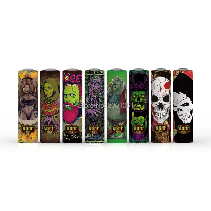 Electronic Cigarette Accessories Zombi 18650 Battery Sticker 18650 Battery Wraps Protective Cover Skin for MOD Vaporizer
Electronic Cigarette Accessories Zombi 18650 Battery Sticker 18650 Battery Wraps Protective Cover Skin for MOD Vaporizer